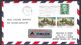 1972 DELTA AIRLINES INAUGURAL FLIGHT NEW ORLEANS TO MARACAIBO VENEZUELA - 1971-1980