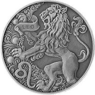 Belarus 1 Rouble 2015 Zodiac Horoscope Leo - Wit-Rusland