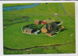 2251 HALLIG HOOGE, CVJM - Freizeitheim, Luftaufnahme - Halligen