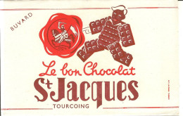 Tourcoing--buvard -chocolat St Jacques - - Kakao & Schokolade
