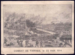 +++ Image - Carte Illustrée - TAMINES - Combat 22 Août 1914 // - Sambreville