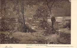 PEINTURE & TABLEAUX - TANZZI - Lac De Saint Cucufa - Carte Postale Ancienne - Paintings