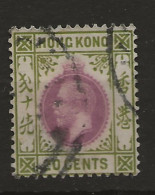 Hong Kong, 1912, SG 107, Used, Wmk Mult Crown CA - Oblitérés