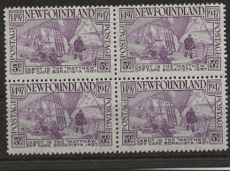 Newfoundland, 1947, SG 294, Block Of 4, MNH - 1908-1947