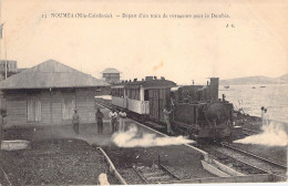 Nouvelle Calédonie - Nouméa - Départ D'un Train De Voyageurs Pour La Dumbia - Train Vapeur  -  Carte Postale Ancienne - Nouvelle-Calédonie