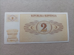 Billete De Eslovenia De 2 Tolarjev, Año 1990, AUNC - Slovenië