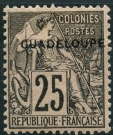 Guadeloupe (1891) N 21 * (charniere) - Autres & Non Classés
