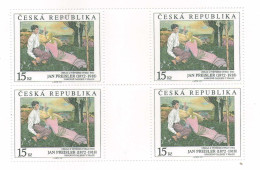 Painting By Jan Preisler, 4-block, MNH - Blocks & Kleinbögen