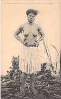 Nouvelle Calédonie  - Femme Indigène De La Tribu De Ni à Bourail - Sein Nu -  Carte Postale Ancienne - Nueva Caledonia