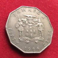 Jamaica 50 Cents 1984 KM# 65 Lt 176 *V1T Jamaique Jamaika - Jamaica