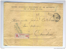 Lettre Caisse D'Epargne RECOMMANDEE En Franchise Totale -  BRUXELLES 3 1896 Vers COURTRAI  --  LL139 - Zonder Portkosten