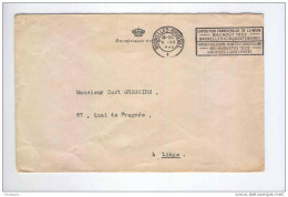 Lettre En FRANCHISE BRUXELLES 1922 Vers LIEGE - Entete Secrétariat Du Roi  --  LL129 - Franchigia