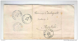 Lettre En Franchise De Port - WAREMME 1882 Vers Notaire à BERTREE AVERNAS Via HANNUT --  LL135 - Franchigia