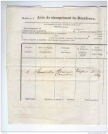 Lettre En Franchise - Changement De Résidence CALMPTHOUT 1881 Vers BERCHEM --  LL137 - Zonder Portkosten