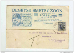 3 Cartes Illustrées TP Lion Héraldique ROULERS 1929/33 Vers NL , Dont 2 Taxées - Maison Degryse - Smets  --  KK816 - 1929-1937 Lion Héraldique