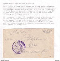 DDDD 916 --  MARINEGEBIED - Partie De Lettre En Feldpost Marine Korps - BRUGGE 1916- Cachet Kaiserliche VI Seebattaillon - Armada Alemana