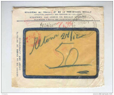 CANTONS DE L'EST Belges - Lettre Belge 1940 En Franchise Vers MALMEDY , Alors En Allemagne - Taxée Et RETOUR  --  LL428 - Guerra 40 – 45 (Cartas & Documentos)
