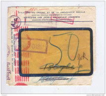 CANTONS DE L'EST Belges - Lettre Belge En Franchise Vers BLEYBERG , Alors En Allemagne - Taxée Et RETOUR  --  LL427 - WW II (Covers & Documents)