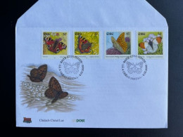 IRELAND EIRE 2000 FDC BUTTERFLIES 06-09-2000 IERLAND - FDC