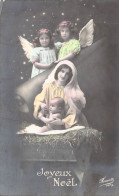 NOEL - Deux Anges Auprés D'une Femme Et Un Bébé  - Joyeux Noel - Carte Postale Ancienne - Other & Unclassified