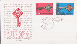 Europa CEPT 1968 Italie - Italy - Italien FDC5 Y&T N°1010 à 1011 - Michel N°1272 à 1273 - 1968