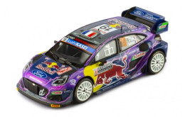 Ford Puma Rally1 - Red Bull - Sébastien Loeb/Isabelle Galmiche - 1st Rallye Monte-Carlo 2022 #19 - Ixo - Ixo