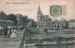 BELGIQUE - Liege - Passerelle Et Grande Poste - Carte Postale Ancienne - Liege