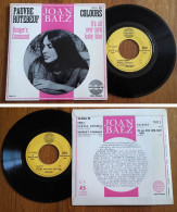 RARE French EP 45t RPM BIEM (7") JOAN BAEZ «It's All Over Now, Baby Blue» (Bob Dylan, 1965) - Country & Folk