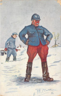 MILITARIA - HUMOURISTIQUES - Dessin Humouristique D'un Militaire - PUB Dorothy Fully Boots - Carte Postale Ancienne - Humour