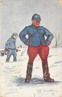 MILITARIA - HUMOURISTIQUES - Dessin Humouristique D'un Militaire - PUB Dorothy Fully Boots - Carte Postale Ancienne - Humor