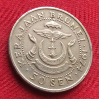 Brunei 50 Sen 1974 KM# 13 Lt 32 *VT - Brunei