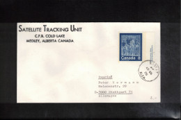 Canada 1975 Space / Weltraum Satellite Tracking Unit Medley Interesting Cover - Noord-Amerika