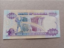 Billete De Zambia De 100 Kwacha, Año 1991, UNC - Zambie