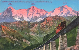 Niesen Bahn (Berner Oberland) Hegernalp-Viadukt  Chemin De Fer Du Niesen Spiez Train Eiger Mönch Jungfrau - Spiez