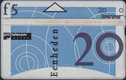 Netherland - L&G 1992 8.Standard Serie - D021A - (212F) Circles (thin Card) - Openbaar