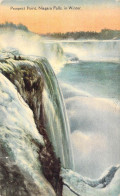 CANADA - ONTARIO - Prospect Point Niagara Falls In Winter - Carte Postale Ancienne - Niagarafälle