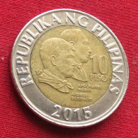 Philippines 10 Piso 2015 KM# 278 Lt 154 *VT Filipinas - Philippines