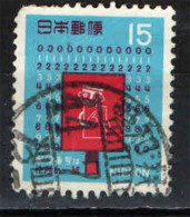 GIAPPONE - 1969 - 1st Anniv. Of The Postal Code System And To Promote Its Use - USATO - Oblitérés