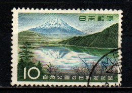 GIAPPONE - 1959 - Establishment Of Natural Park Day And 1st Natural Park Convention - Mt. Fuji And Lake Motosu - USATO - Gebraucht