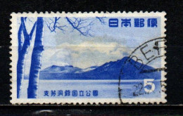  GIAPPONE - 1953 -  Lake Shikotsu, Hokkaido - USATO - Oblitérés