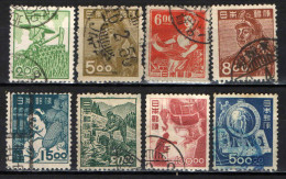 GIAPPONE - 1948 - IL LAVORO NEL GIAPPONE - USATI - Used Stamps