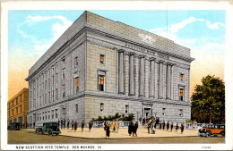 Iowa Des Moines New Scottish Rite Temple Curteich - Des Moines