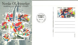 Norway Norge 1994 Olympic Winter Games Lillehammer, Fakkelstafetten Cancelled Galleri F15 Moss 3.2.94 - Briefe U. Dokumente