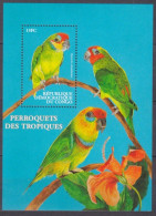 2000 Congo Kinshasa 1522/B94 Birds - Parrot 7,00 € - Perroquets & Tropicaux