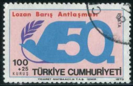 Türkiye 1973 Mi 2289 Lausanne Peace Treaty - Usati