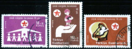 Türkiye 1971 Mi 2226-2228 50th Ann.of The Society For Protection Of Children - Gebruikt