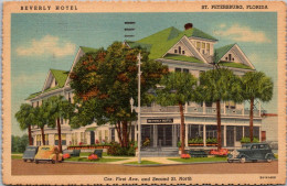 Florida St Petersburg The Beverly Hotel 1956 Curteich - St Petersburg