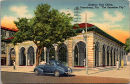 Florida St Petersburg Outdoor Post Office 1944 Curteich - St Petersburg