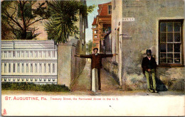 Florida St Augustine Treasury Street The Narrowest Street In The United States Tucks - St Augustine