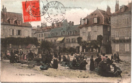 CPA 19 (Corrèze) Brive-la-Gaillarde - Marché Place Du Civoire TBE Colorisée 1907 éd. N. Nogret à Brive - Marchés